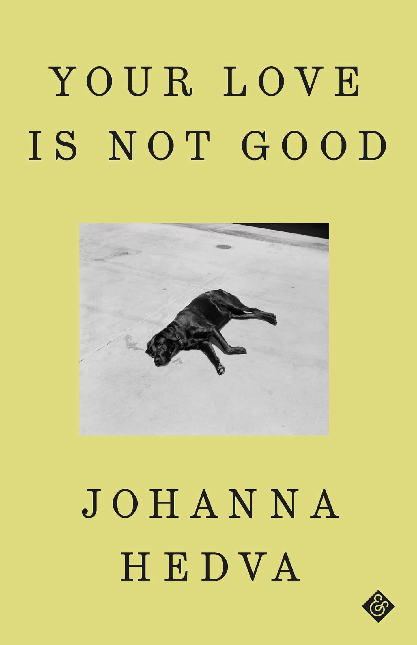 Your Love Is Not Good by Johanna Hedva PB