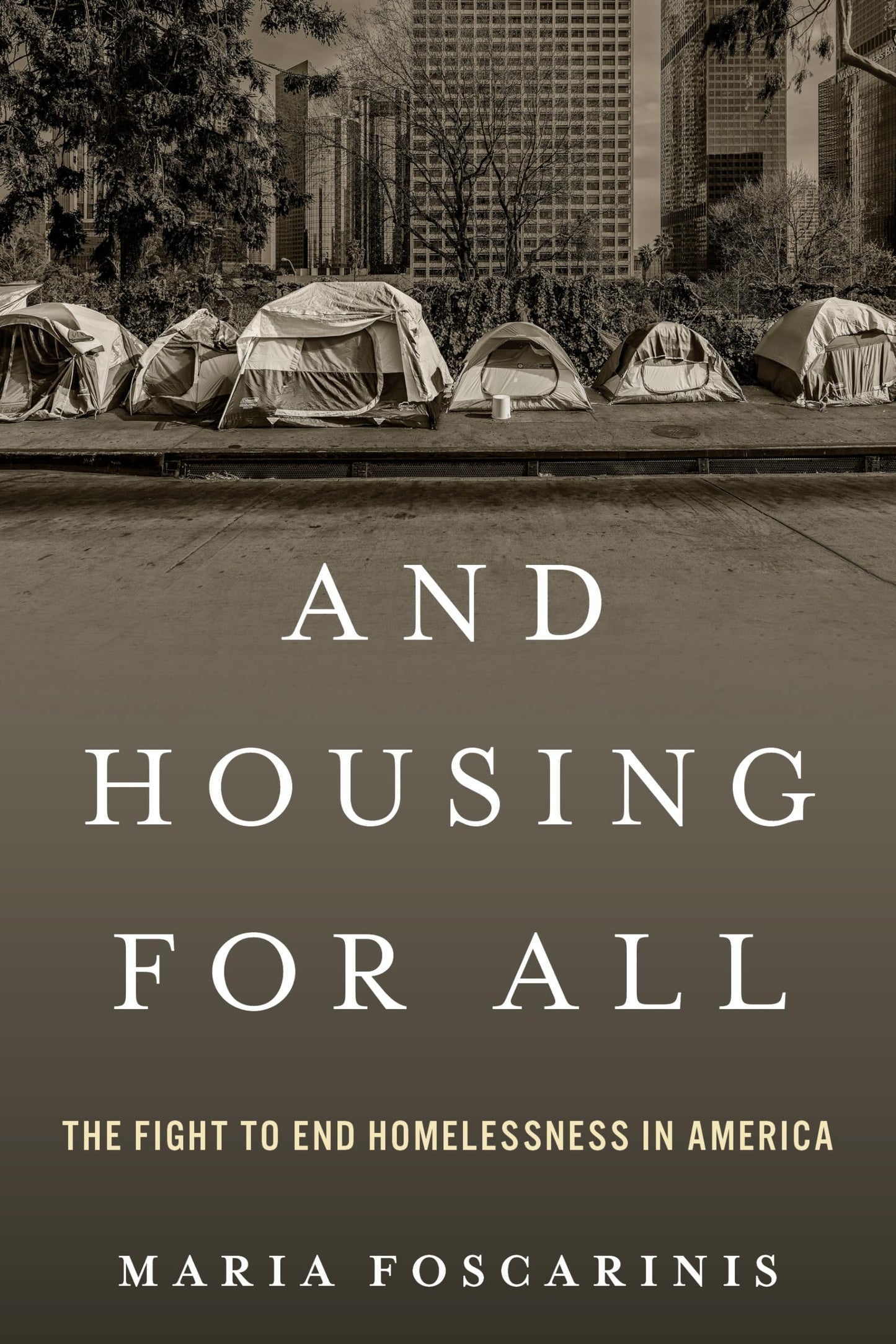 And Housing for All: The Fight to End Homelessness in America by Maria Foscarinis HC