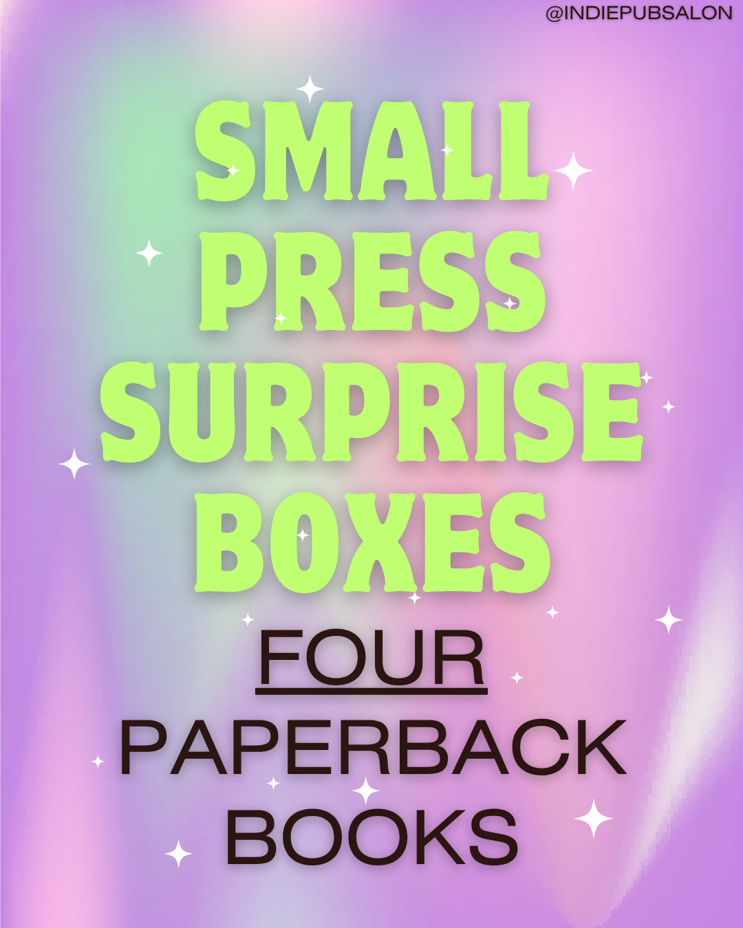 Small Press Surprise Box- Four (4) Paperback Books!