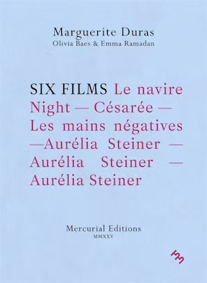 Six Films by Marguerite Duras PB