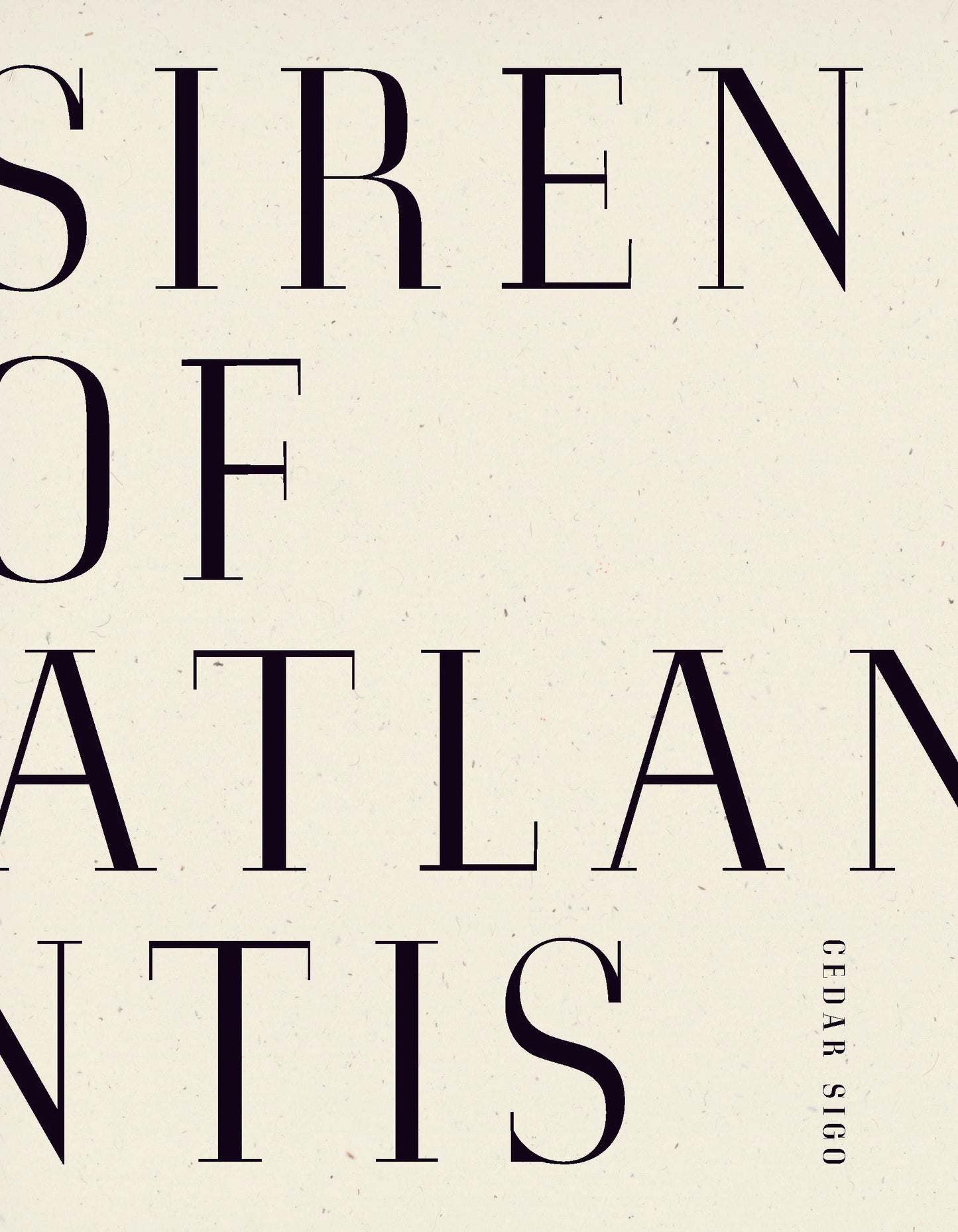 Siren of Atlantis by Cedar Sigo PB