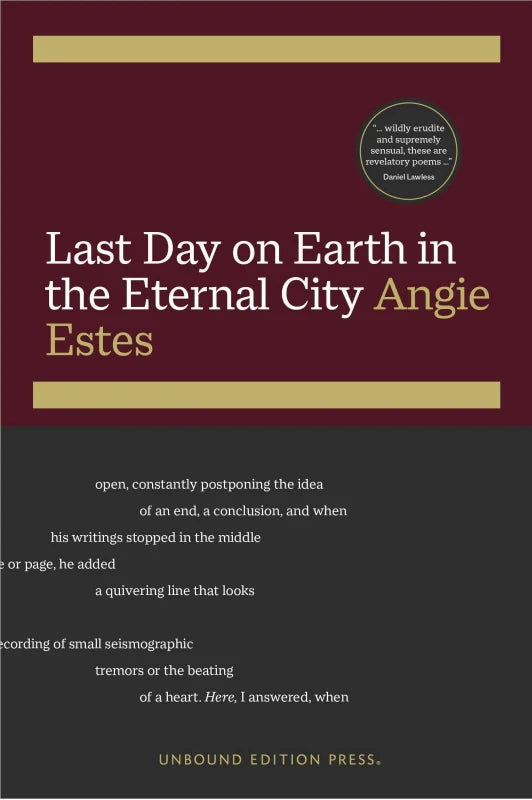 Last Day on Earth in the Eternal City by Angie Estes PB